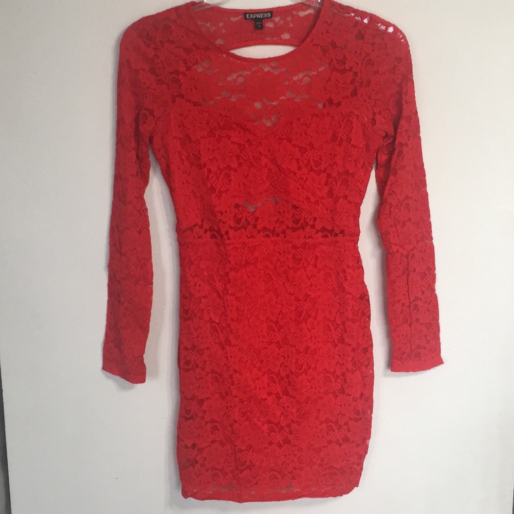 Express lace dress